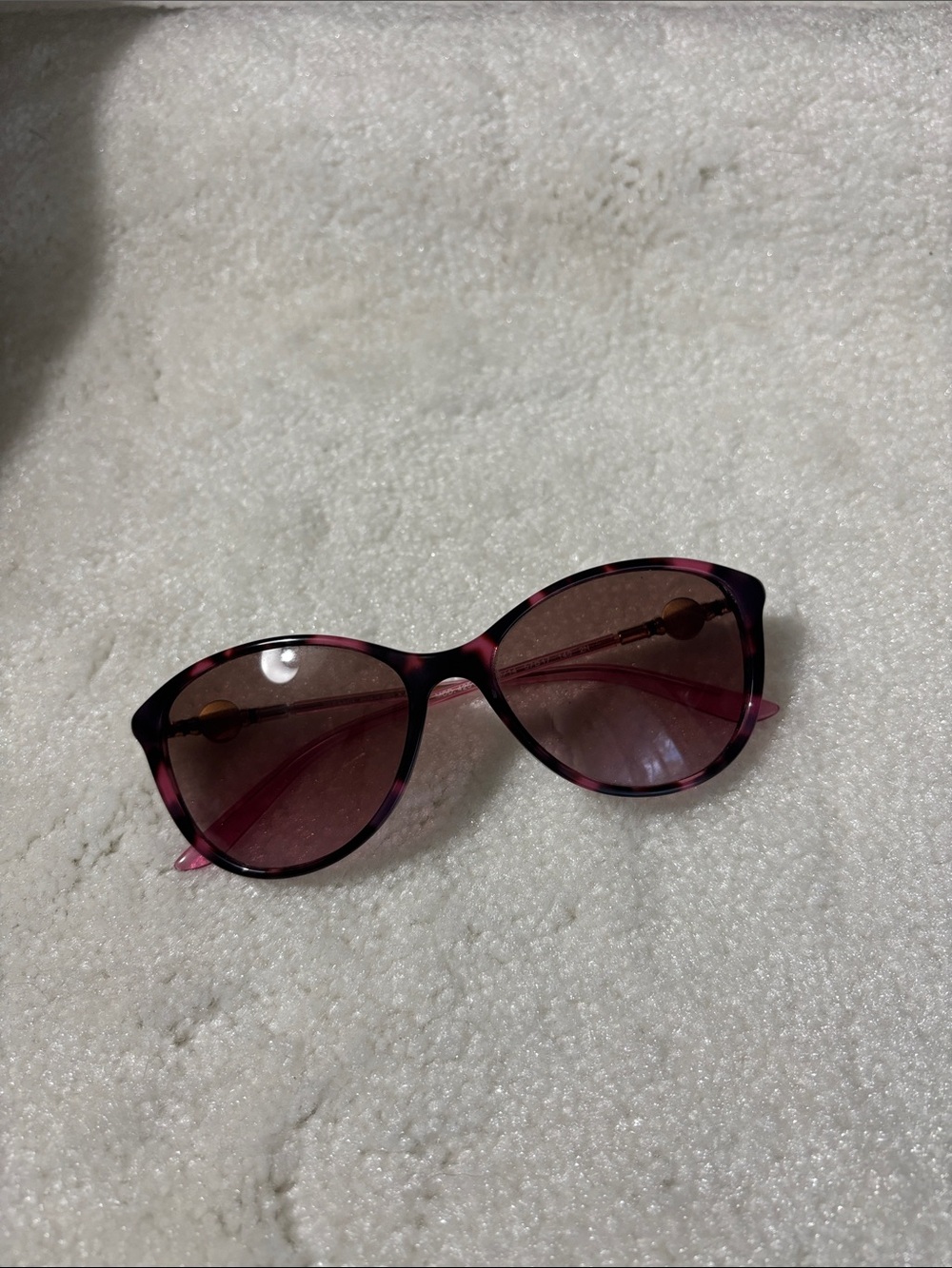 Versace Black and Pink 4251 Gradient Cat-Eye Sunglasses